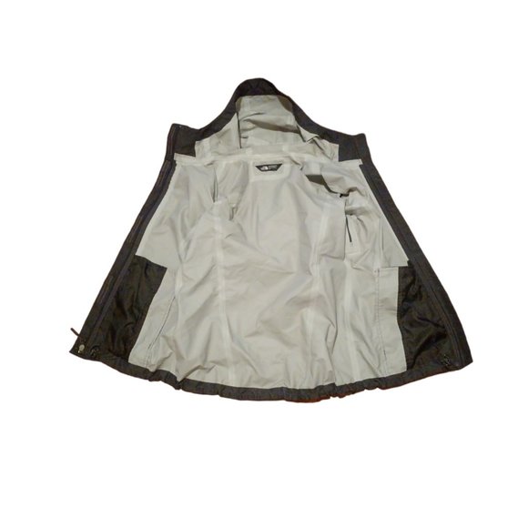 The North Face Stow Womens Size S/P Dark Gray Vented Rain Jacket - Picture 2 of 10